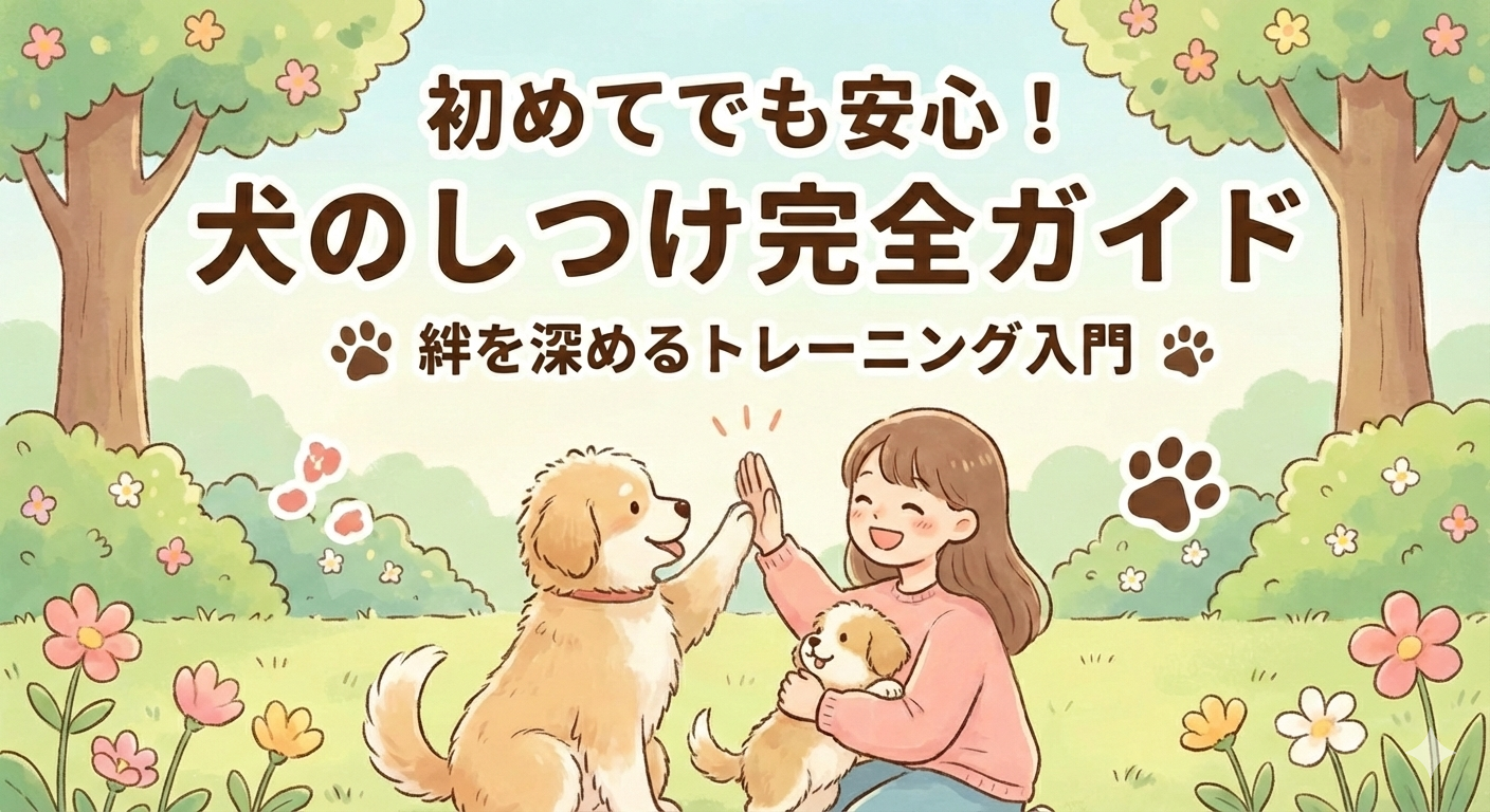 初めてでも安心!犬のしつけ完全ガイド|愛犬と絆を深めるトレーニング入門